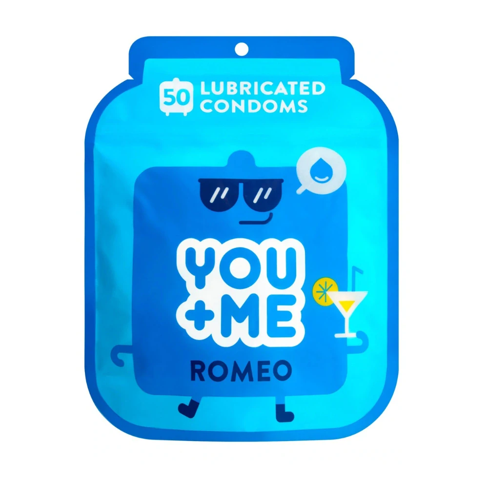 Extra lubrikované kondomy Romeo - 50 ks (YOU+ME)