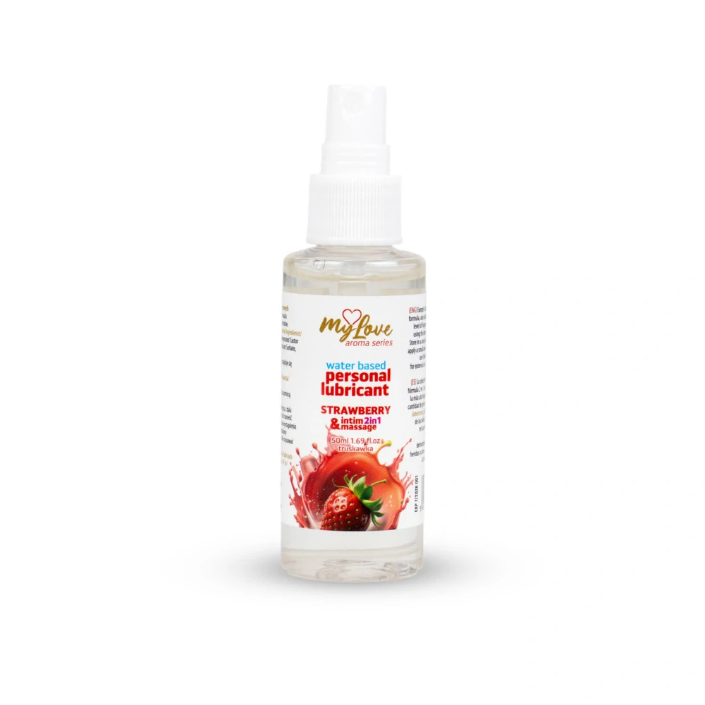 MyLove Aroma Series 2v1 intimní a masážní gel Strawberry 50 ml