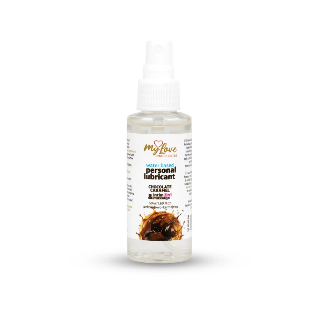 MyLove Aroma Series 2v1 intimní a masážní gel Chocolate Caramel 50 ml