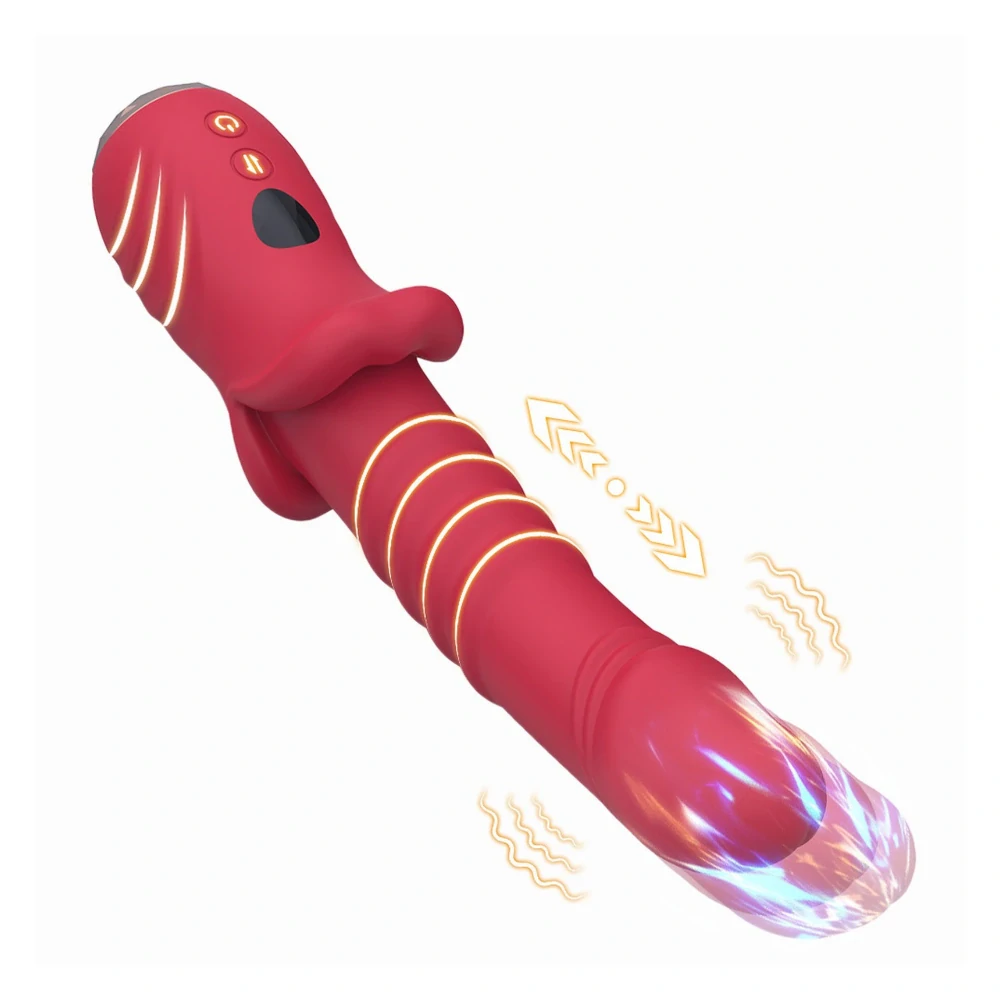 B-Series přirážecí vibrátor s 9 vibracemi 21,8 cm