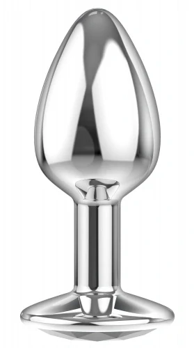 Diamond Clear Sparkle Small – anální kolík s krystalem (small)