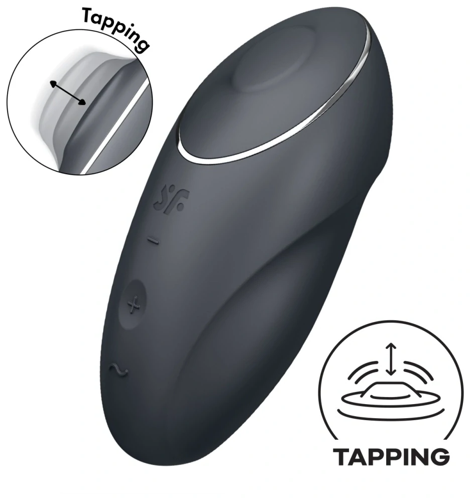 Satisfyer Tap & Climax 1 – klitorální stimulátor s poklepem