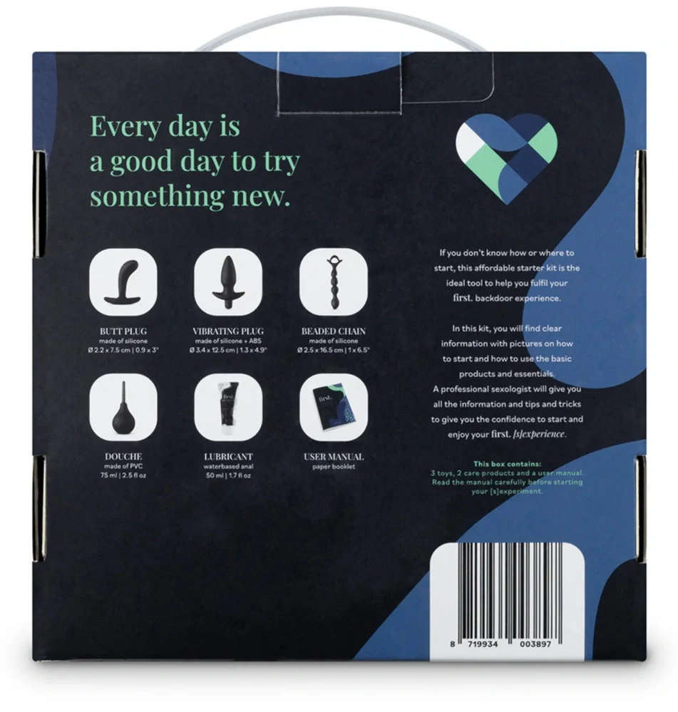 Set pomůcek na anální sex First Backdoor [S]experience