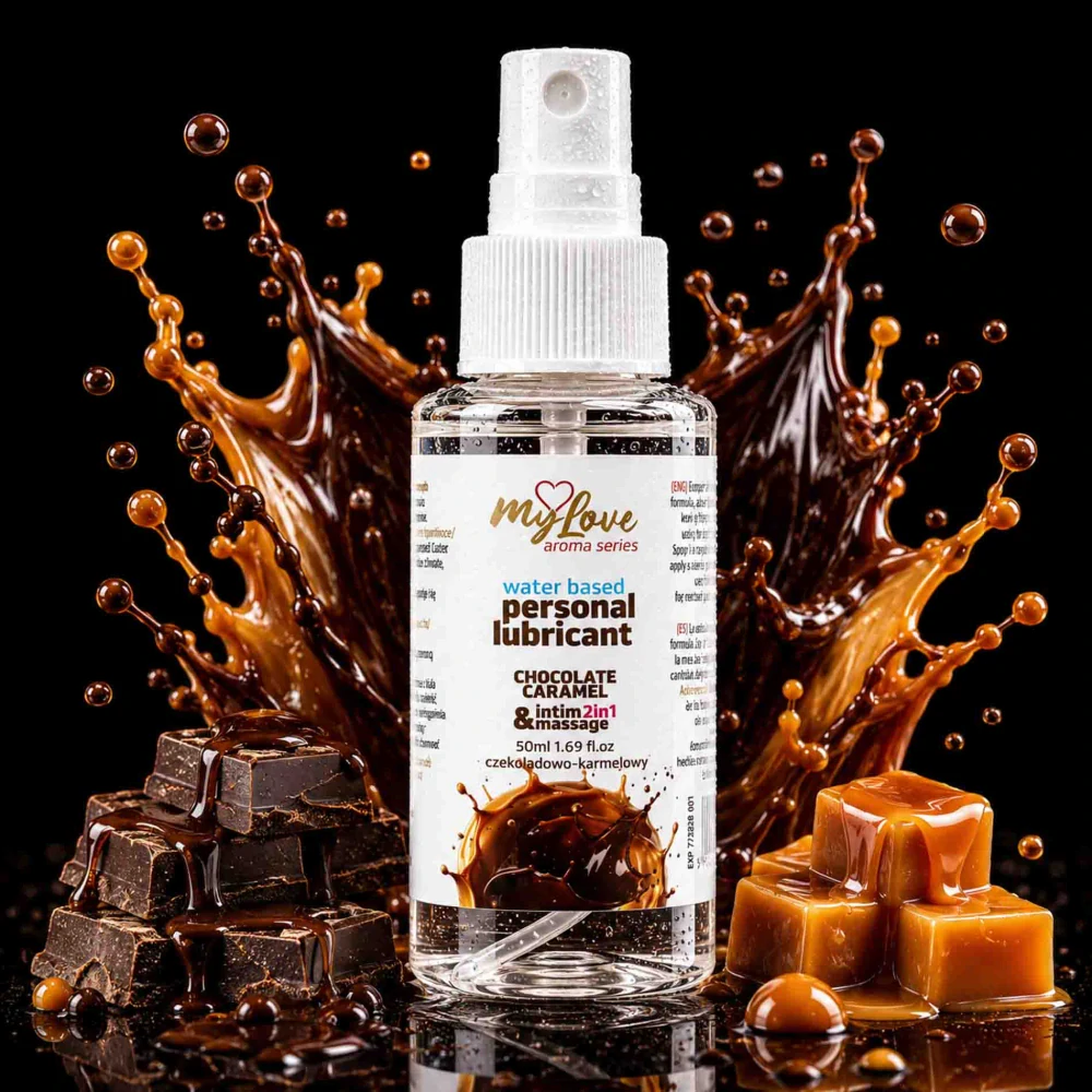 MyLove Aroma Series 2v1 intimní a masážní gel Chocolate Caramel 50 ml
