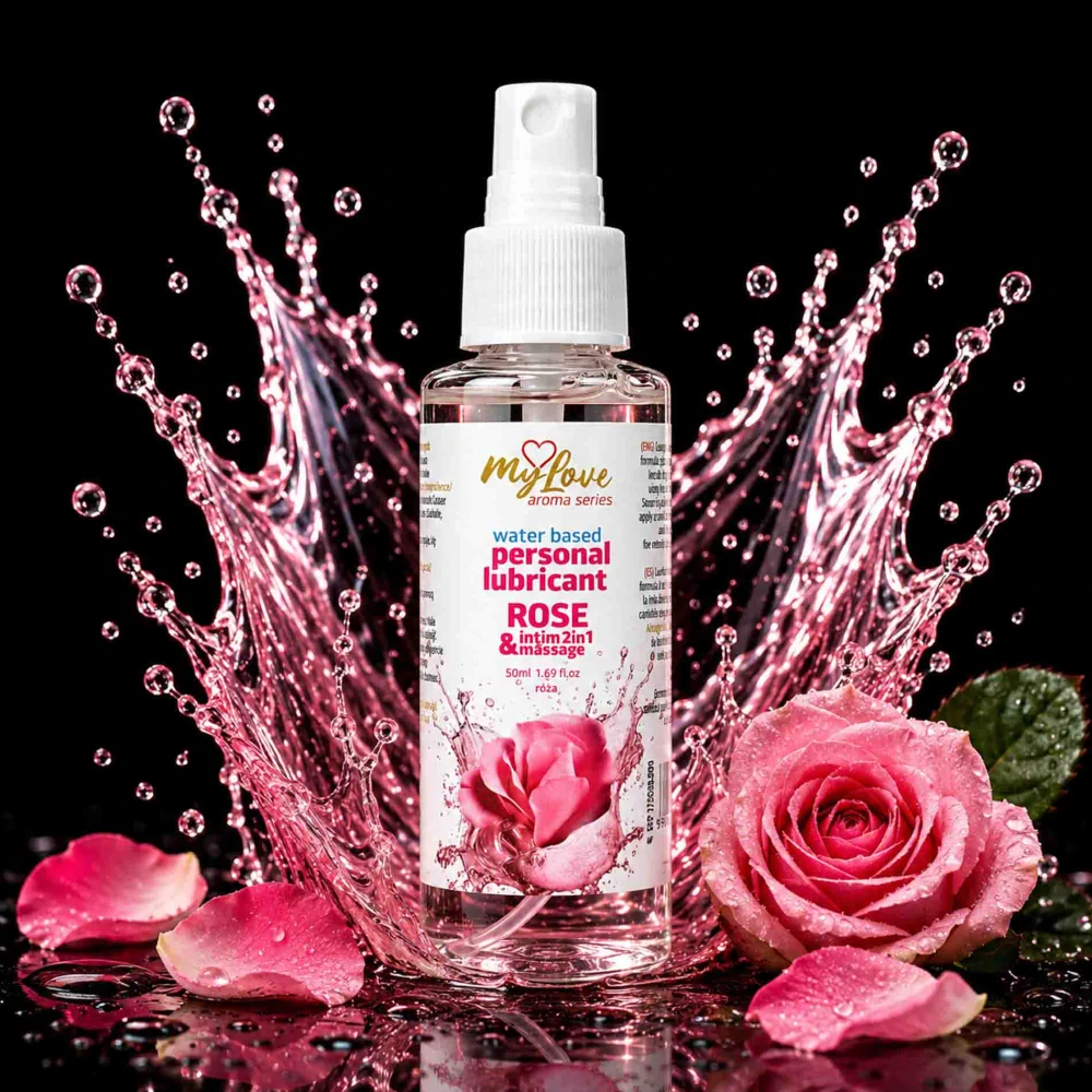 MyLove Aroma Series 2v1 intimní a masážní gel Rose 50 ml