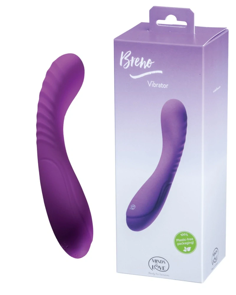 MINDS of LOVE Breno vibrátor na bod G s 10 režimy – lila
