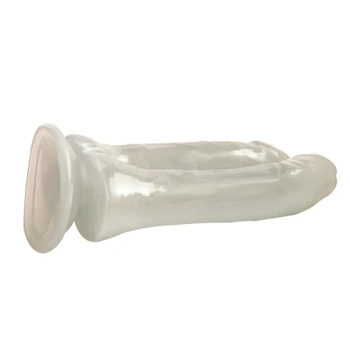 Perleťové dildo Baroque Pearl White