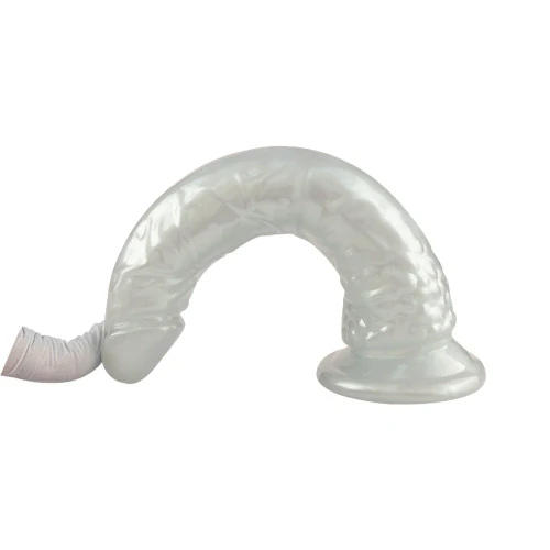 Perleťové dildo Akoya Pearl White