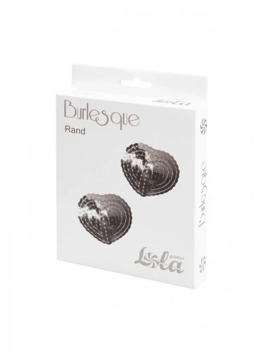 Nálepky na bradavky Burlesque Rand Silver