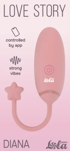 Vibrační vajíčko ovládané aplikací Diana Love Story