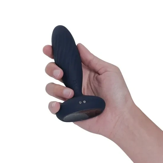 Přirážecí vibrační anální kolík Jordan Navy Blue (Svakom)
