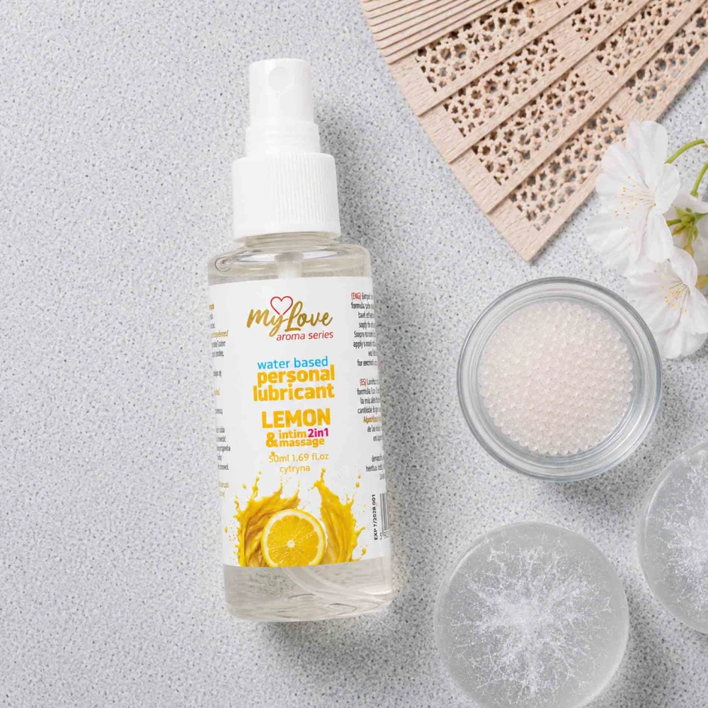 MyLove Aroma Series 2v1 intimní a masážní gel Lemon 50 ml