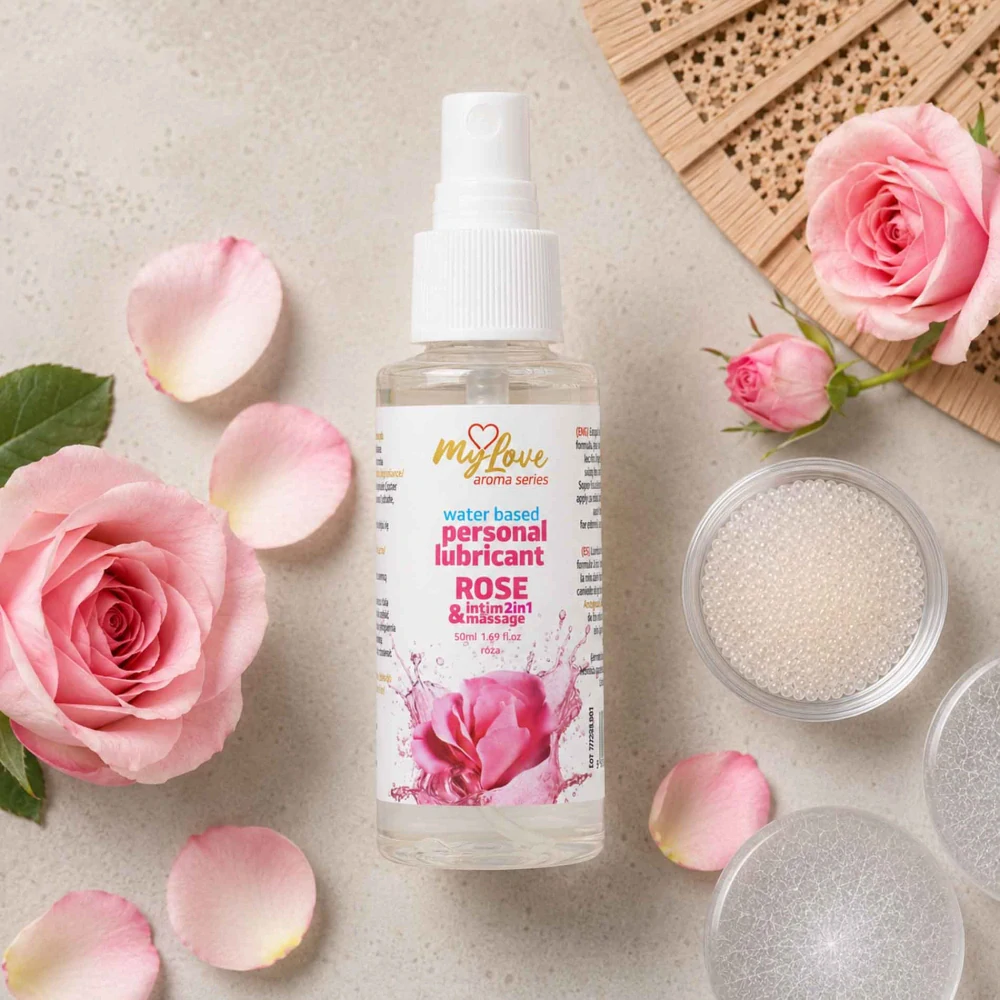 MyLove Aroma Series 2v1 intimní a masážní gel Rose 50 ml