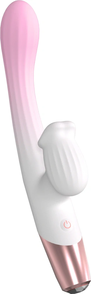 B-Series Dual Action pohyblivý rabbit vibrátor s podtlakem a nahříváním