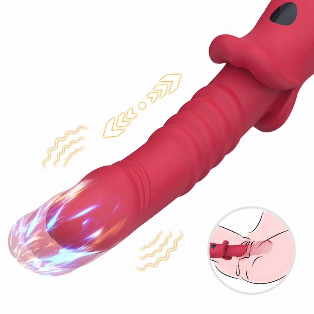 B-Series přirážecí vibrátor s 9 vibracemi 21,8 cm
