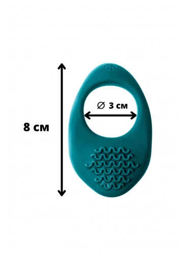 Vibrační erekční kroužek Pure Passion Moonshine Green