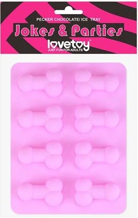 Silikonová forma na penisy z ledu/čokolády (Lovetoy)