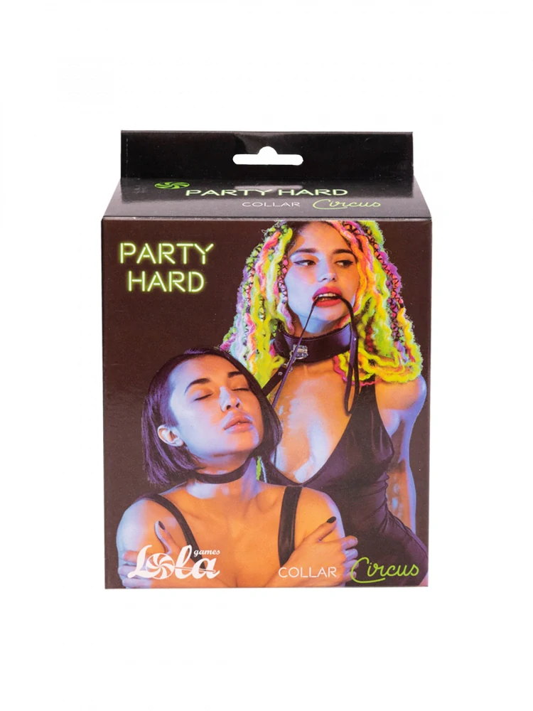 Obojek s vodítkem Party Hard Circus
