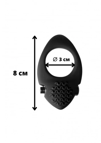 Vibrační erekční kroužek Pure Passion Midnight 