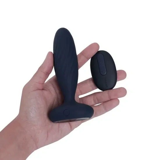 Přirážecí vibrační anální kolík Jordan Navy Blue (Svakom)