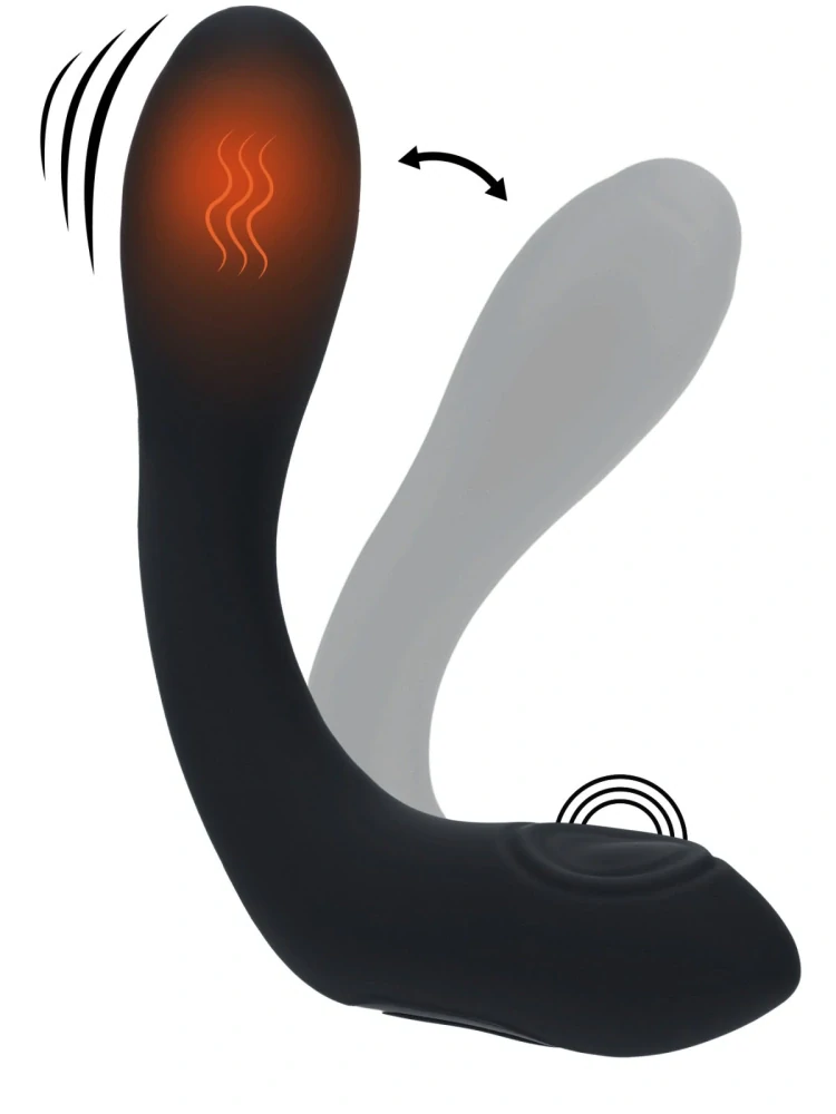 Hřejivý vibrátor na prostatu a hráz (Levelz)