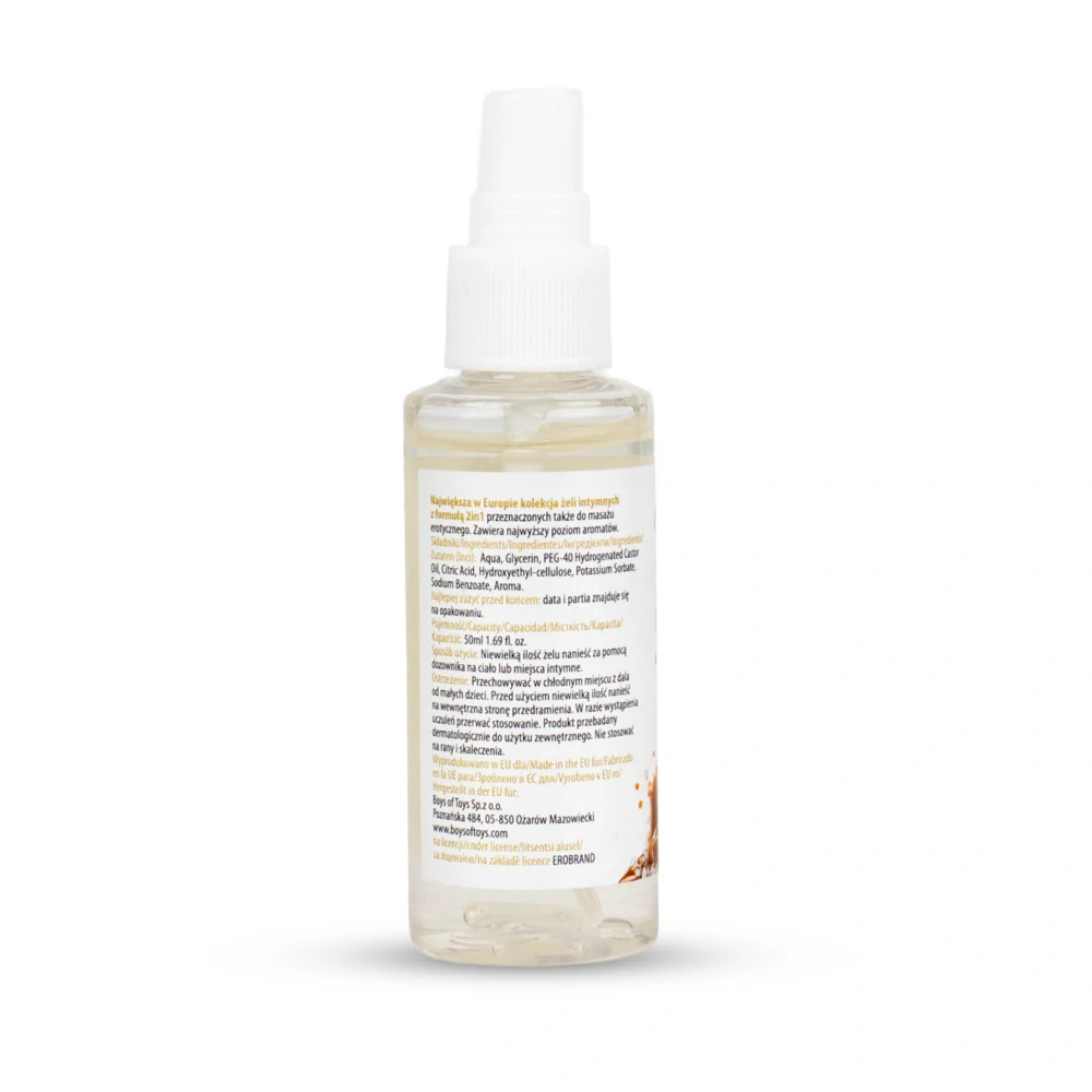MyLove Aroma Series 2v1 intimní a masážní gel Salted Caramel 50 ml