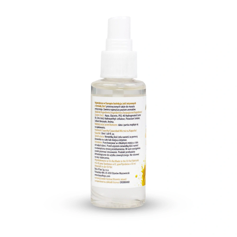 MyLove Aroma Series 2v1 intimní a masážní gel Lemon 50 ml