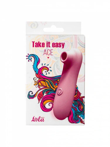 Take it Easy Ace Pink – klitorální stimulátor s 10 vibračními režimy
