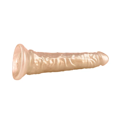Akoya Pearl Pink – perleťové realistické dildo s přísavkou, 20 cm