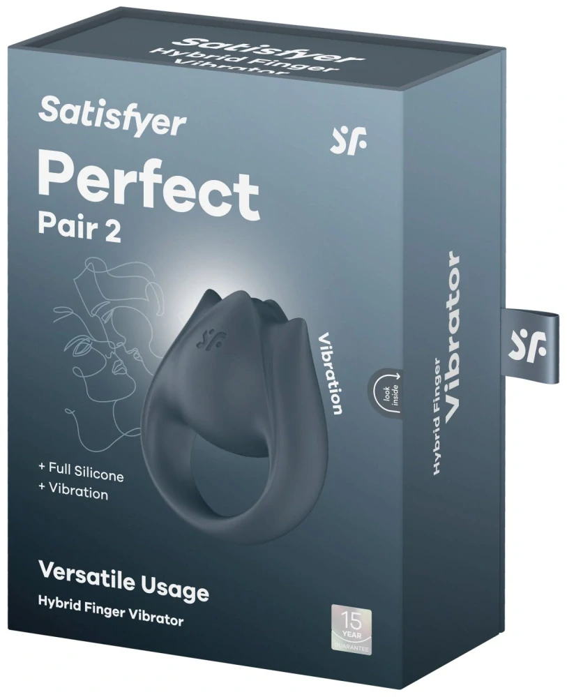Satisfyer Perfect Pair 2 – vibrační kroužek a vibrátor na prst