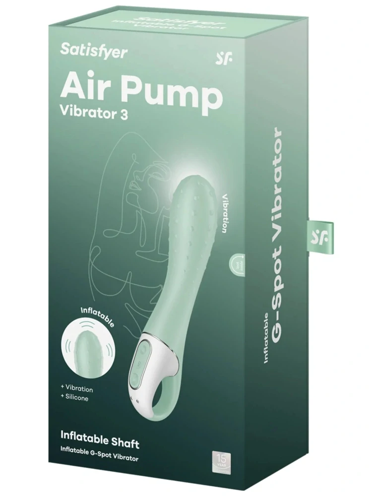 Nafukovací vibrátor Air Pump Vibrator 3 (Satisfyer)