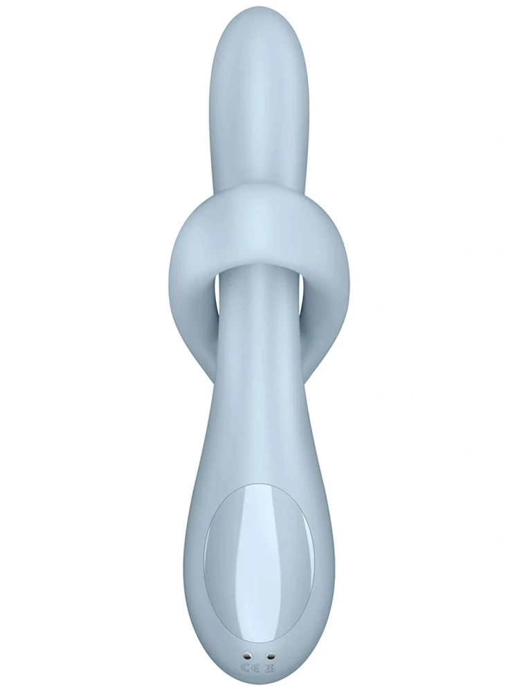 Hřejivý rotační vibrátor s králíčkem Heat Flex 4 (Satisfyer)