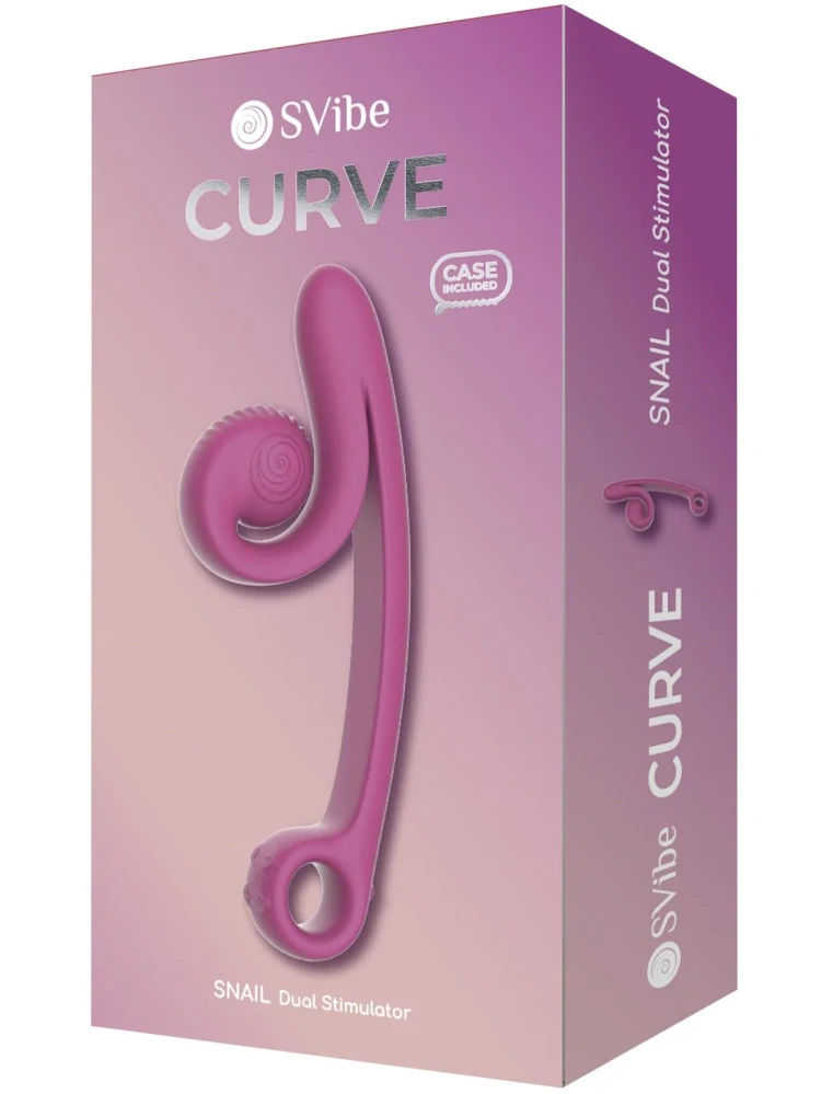 Vibrátor s králíčkem Snail Curve