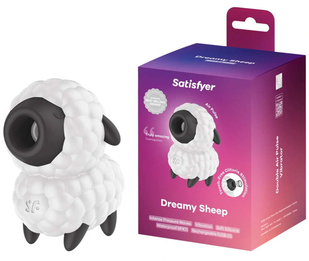 Satisfyer Dreamy Sheep – sací stimulátor pro intenzivní a jemnou stimulaci