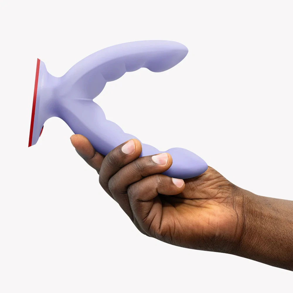 Fun Factory Ryde Lavender – dvojité silikonové dildo s přísavkou