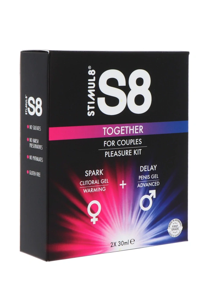 Stimul8 S8 Together sada stimulačních gelů pro páry 2×30 ml