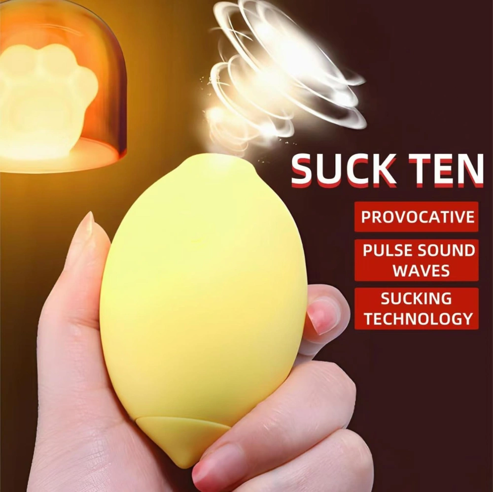 Lemon Pulse – podtlakový stimulátor klitorisu ve tvaru citronu, 10 režimů