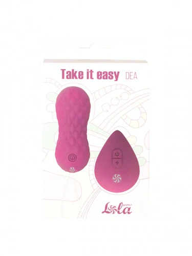 Take it Easy Dea Pink – rotační venušiny kuličky s vibracemi a dálkovým ovládáním
