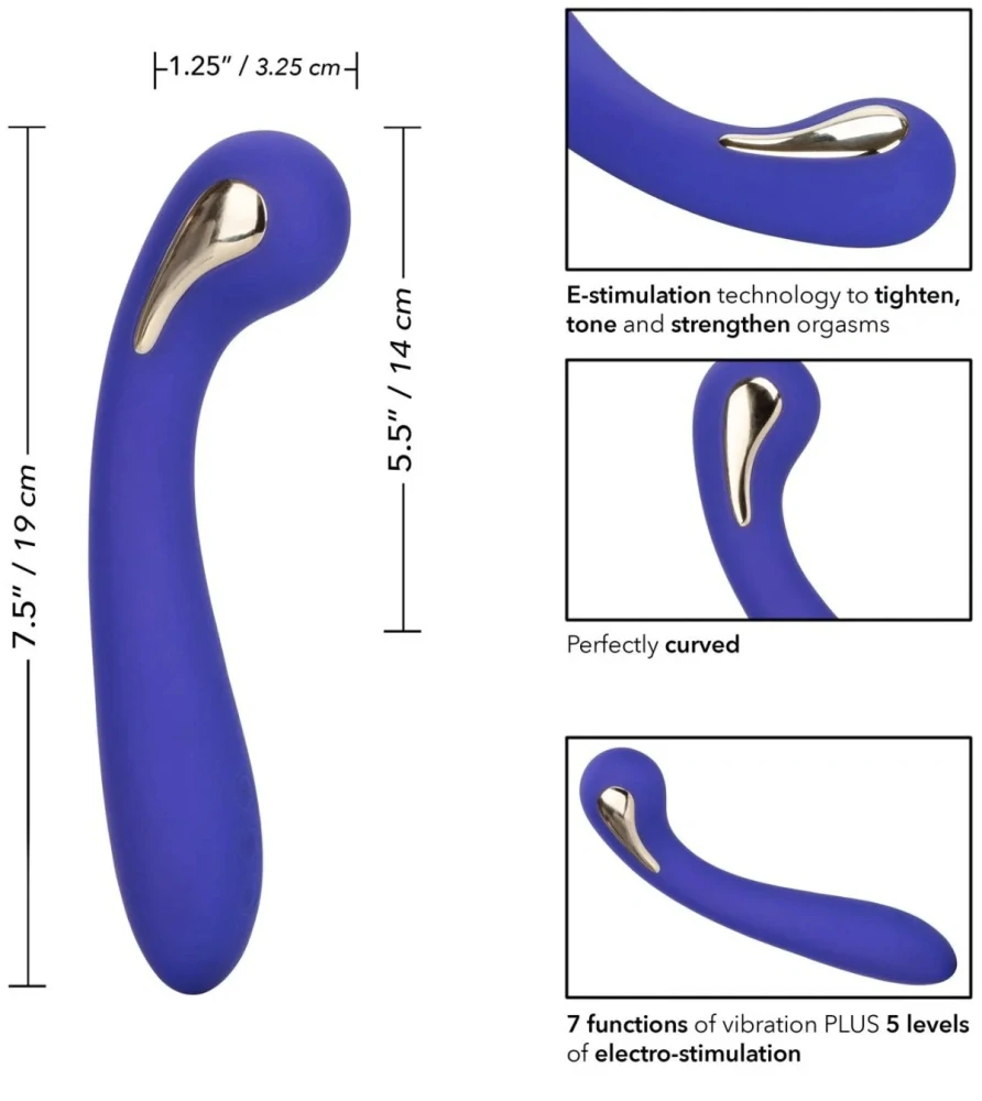 Vibrátor na bod G s elektrostimulací Impulse Petite G Wand - California Exotic Novelties