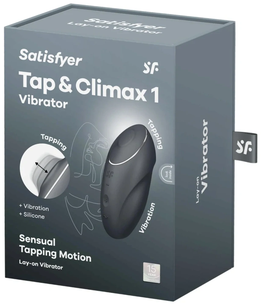 Satisfyer Tap & Climax 1 – klitorální stimulátor s poklepem