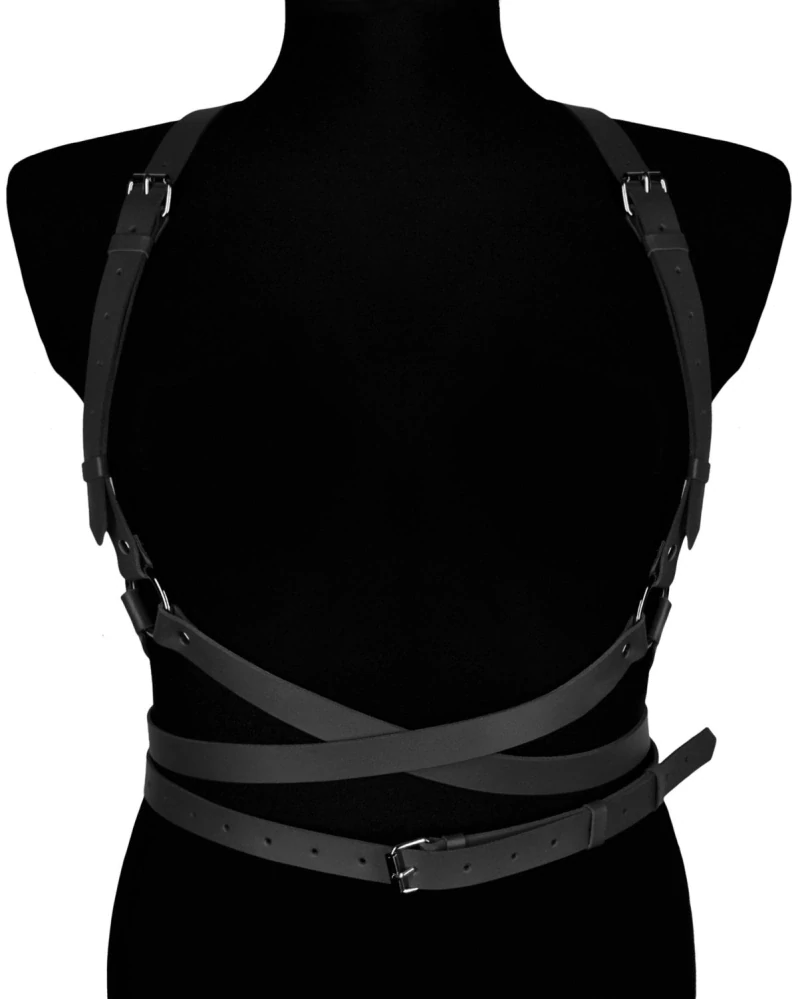 Kožený řemínkový postroj NOEMI (KARESS)