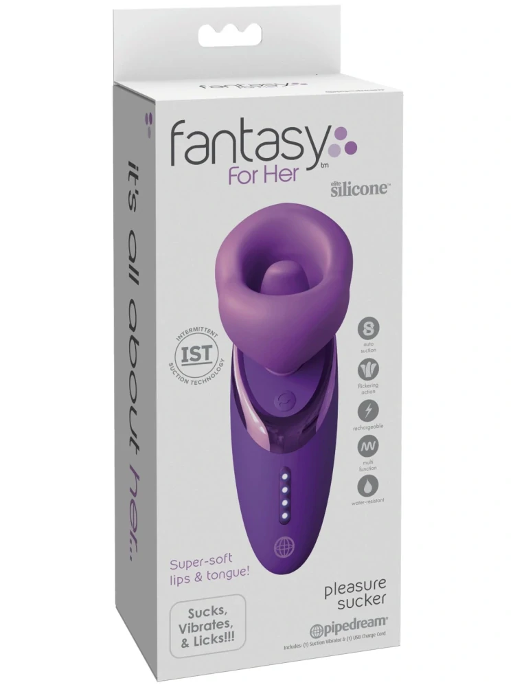 Sací stimulátor s jazýčkem Pleasure Sucker – stimulace klitorisu a intenzivní orgasmy