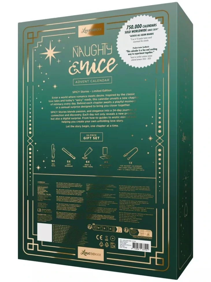 LoveBoxxx Naughty & Nice erotický adventní kalendář 2026