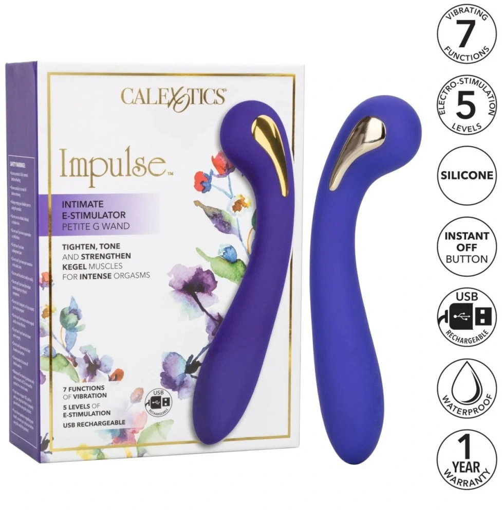 Vibrátor na bod G s elektrostimulací Impulse Petite G Wand - California Exotic Novelties