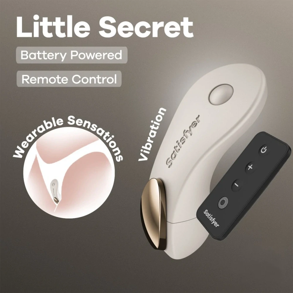 Vibrátor do kalhotek Little Secret – na baterie Satisfyer