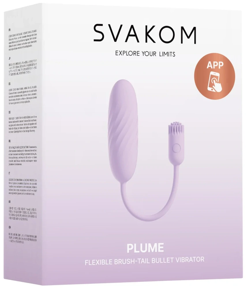 Vibrační vajíčko se stimulátorem Plume (Svakom)