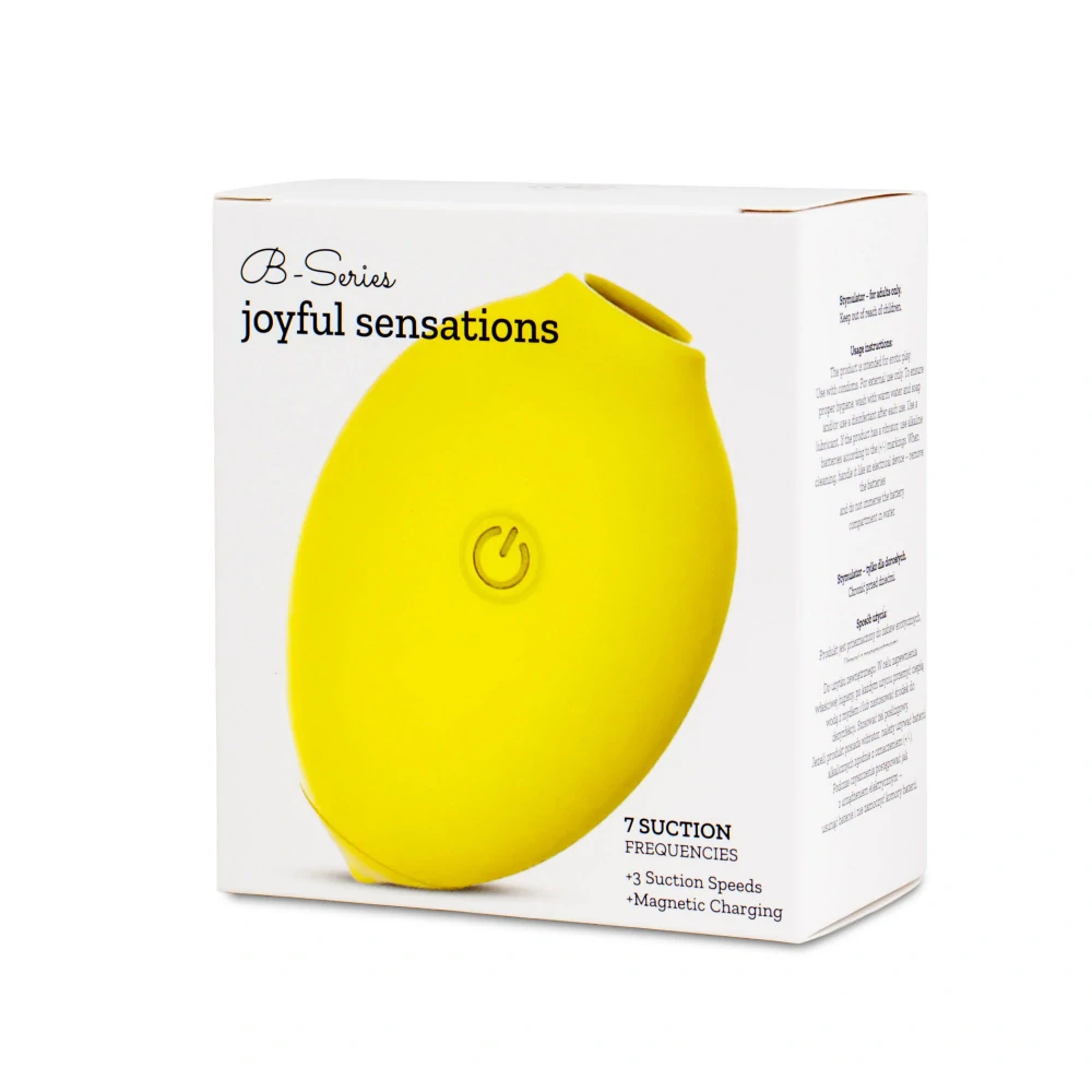 Lemon Pulse – podtlakový stimulátor klitorisu ve tvaru citronu, 10 režimů