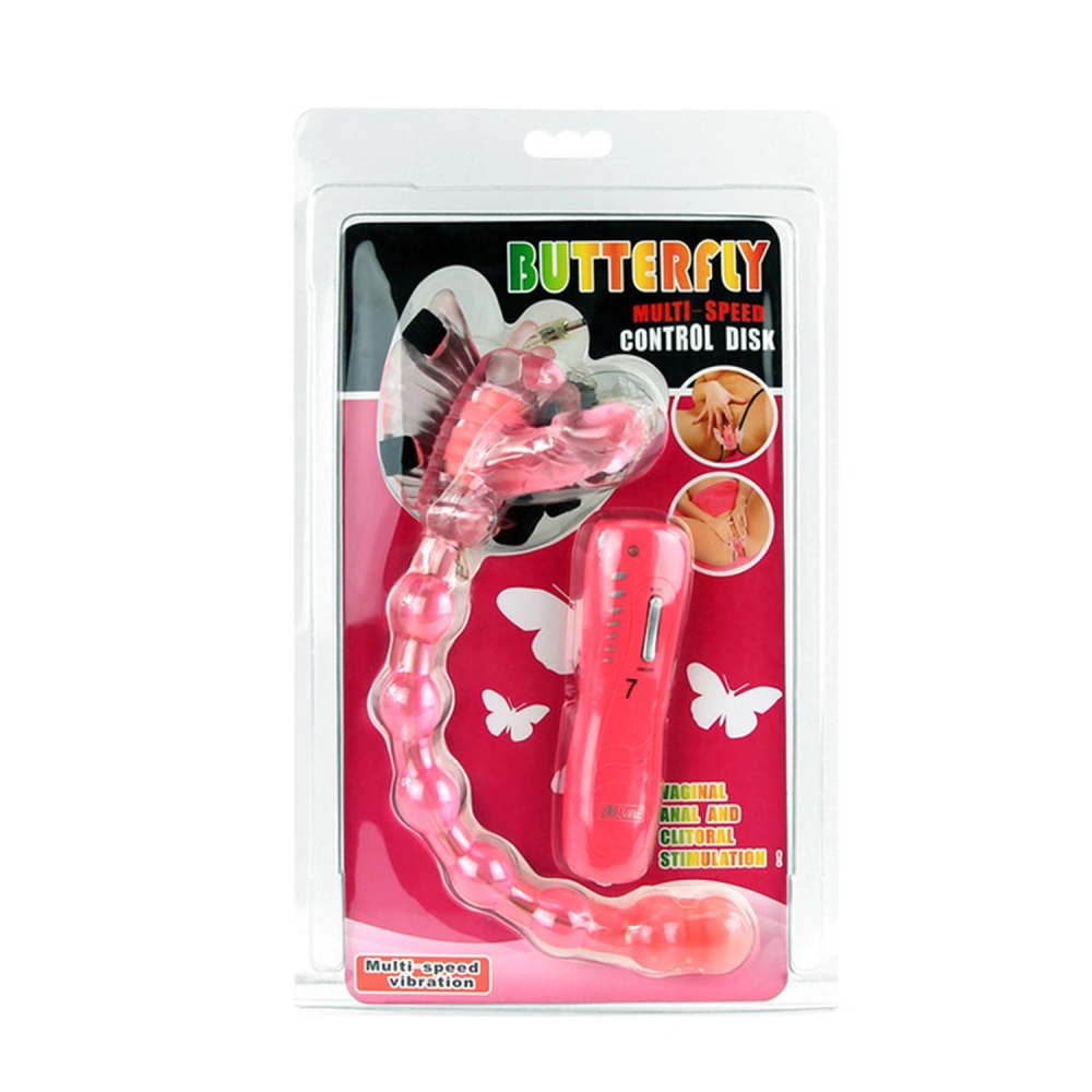 BAILE Butterfly – motýlkový vibrátor s trojitou stimulací, 7 funkcí