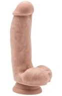 Realistické dildo s přísavkou a varlaty Get Real 6"