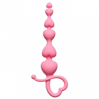 Anální kuličky Beginners Beads Pink – růžové kuličky pro začátečníky